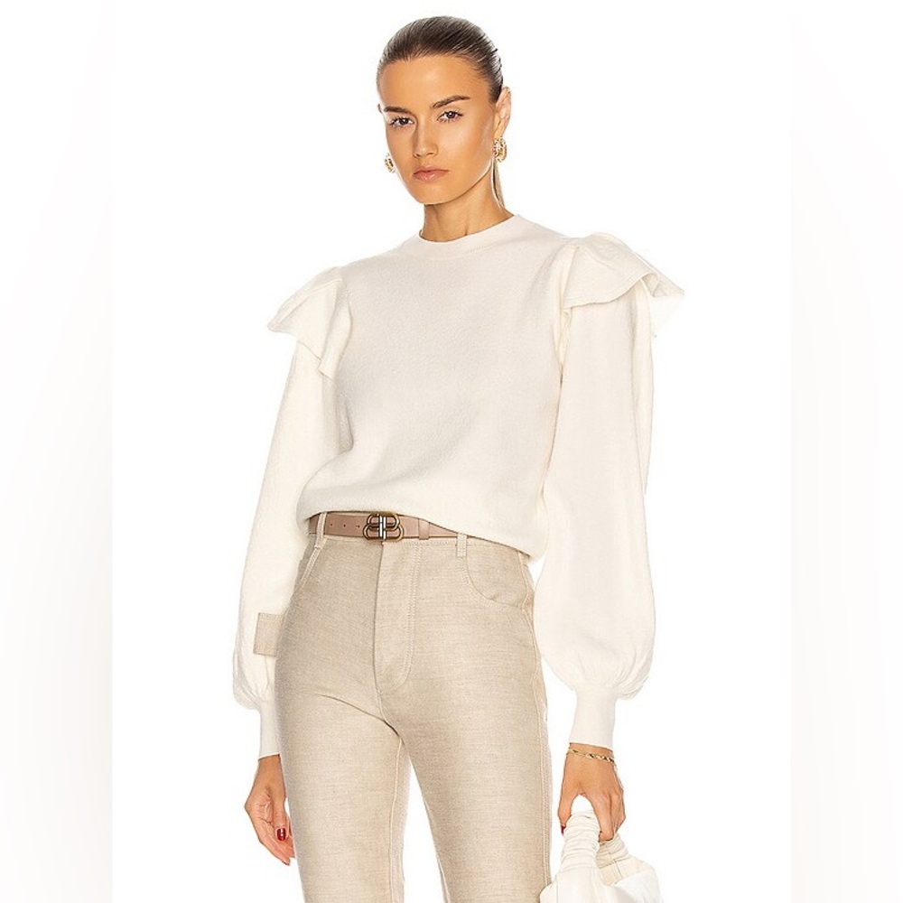 Ulla Johnson Lorena Pullover Crème Size P
